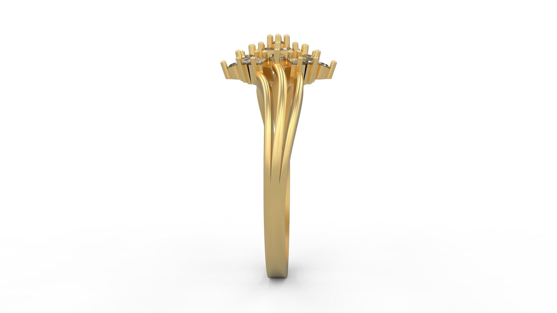 Minimalist Ring 315 3D print model_3