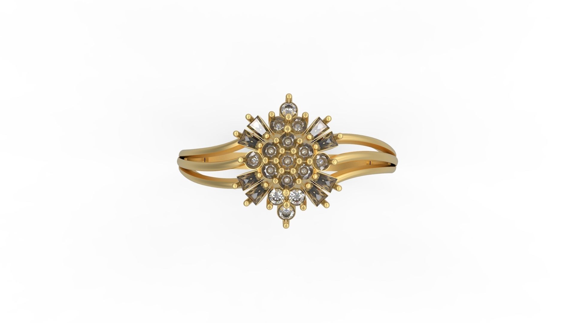 Minimalist Ring 315 3D print model_4