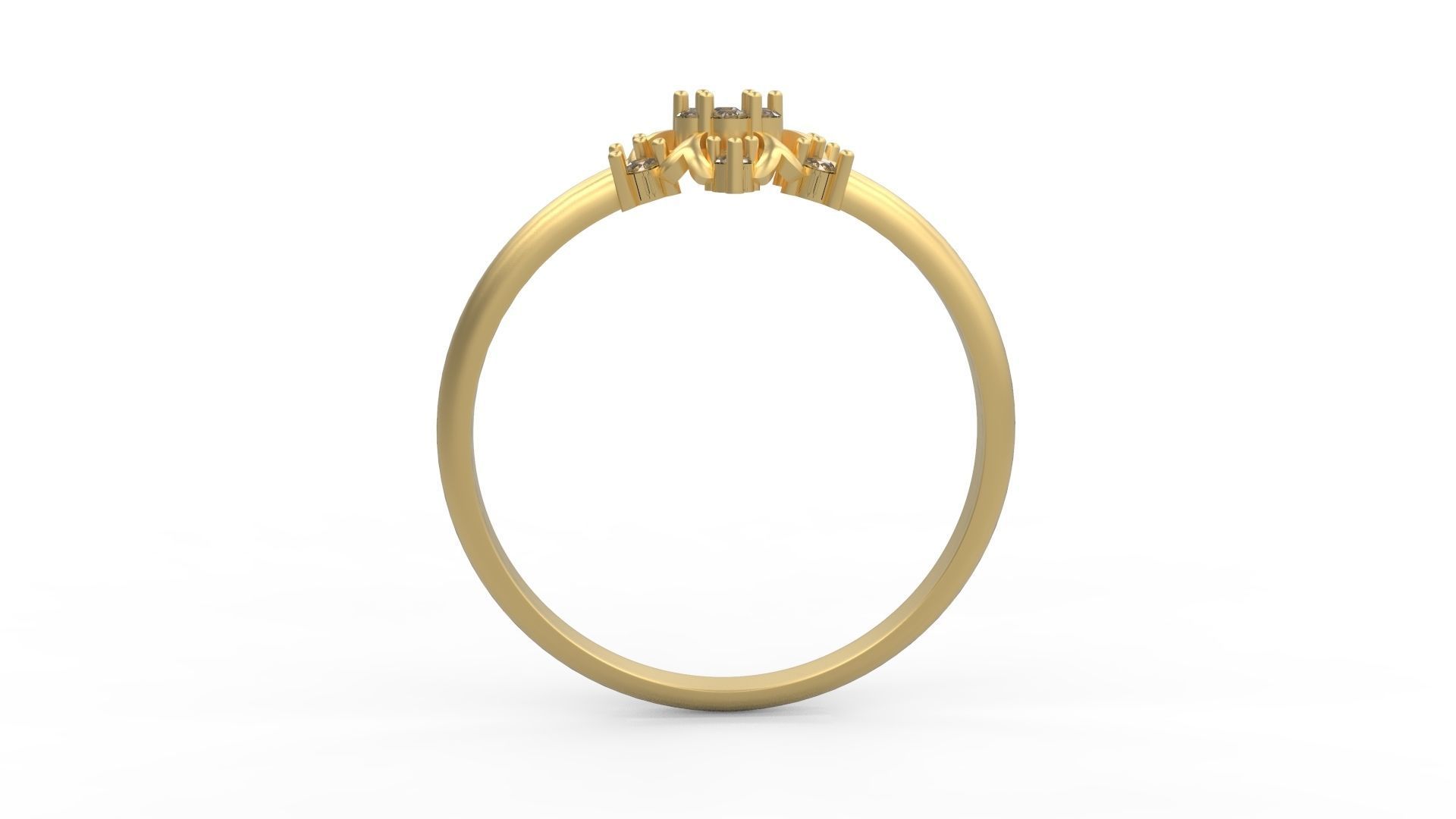 Minimalist Ring 316 3D print model_2