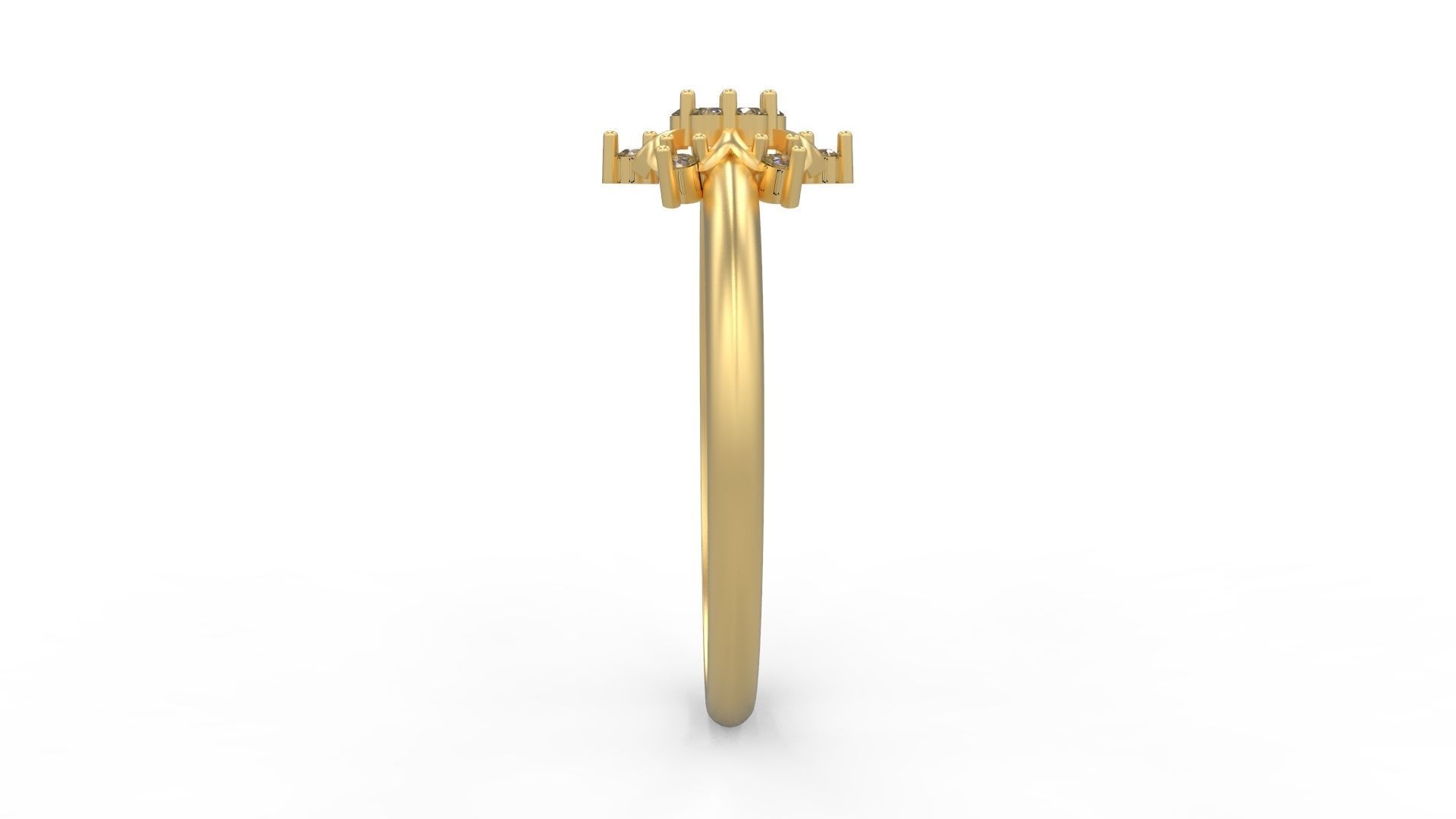 Minimalist Ring 316 3D print model_3