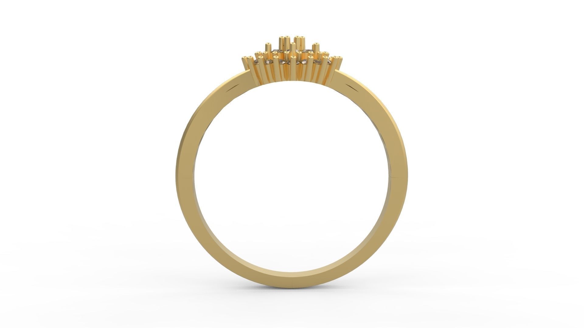 Minimalist Ring 318 3D print model_2