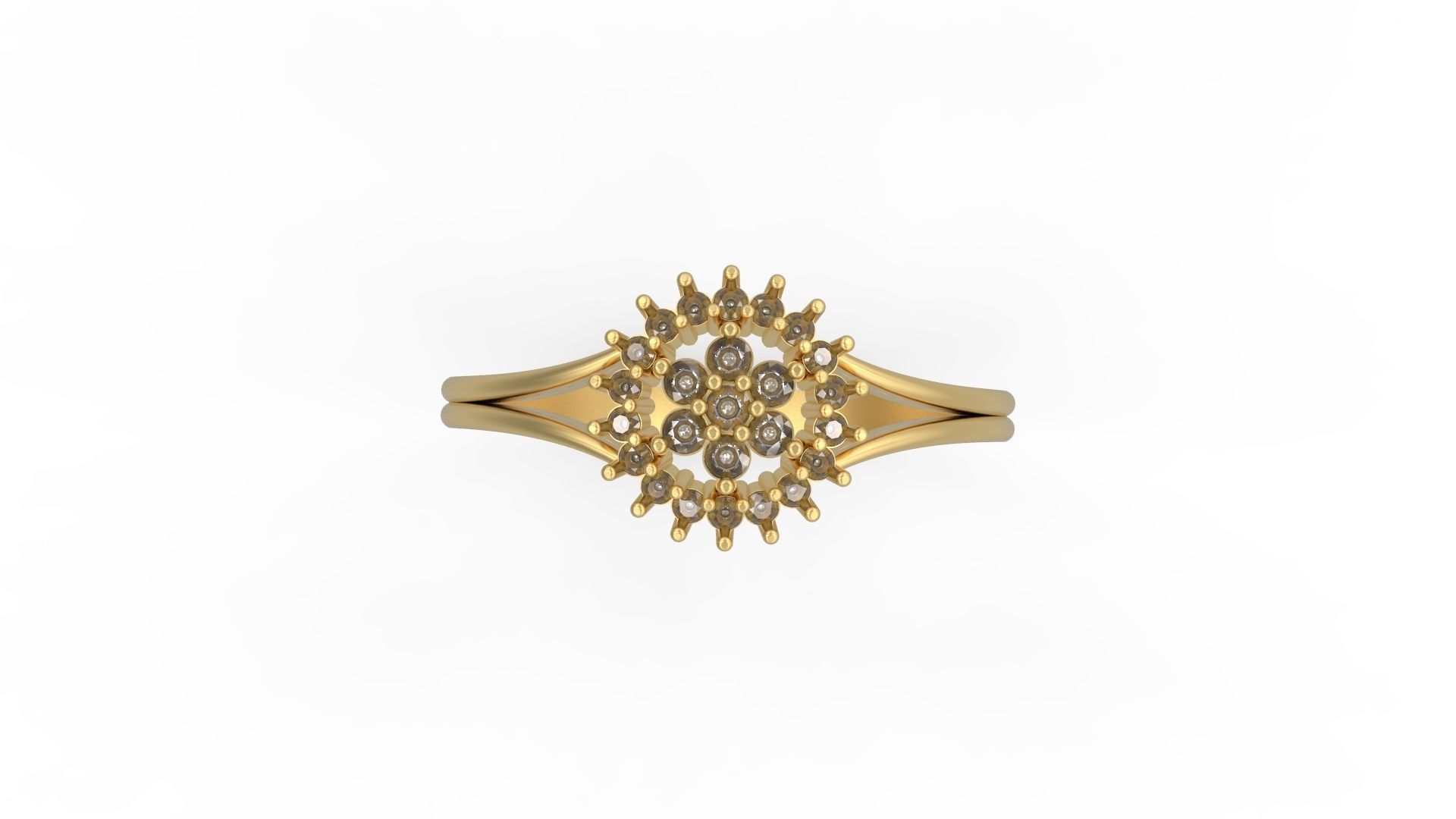 Minimalist Ring 318 3D print model_4