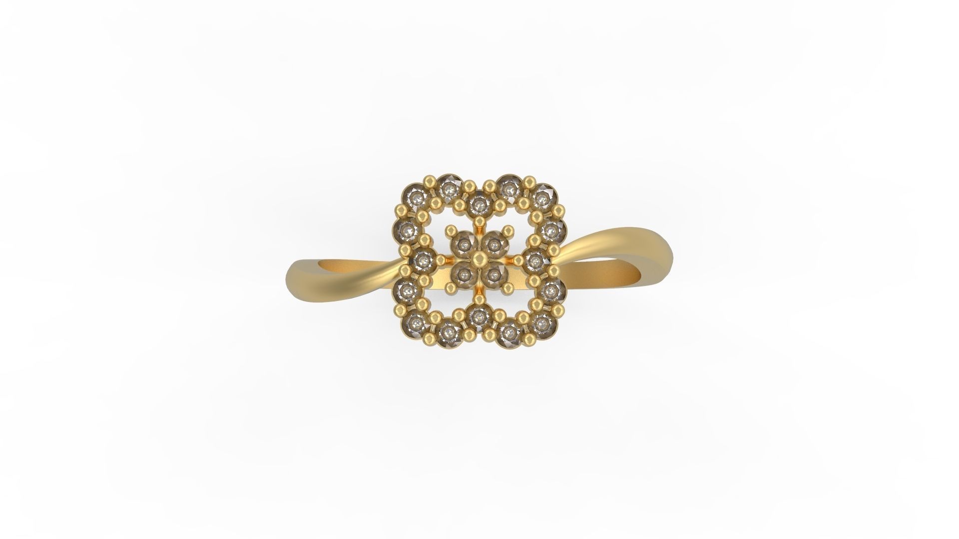 Minimalist Ring 321 3D print model_4