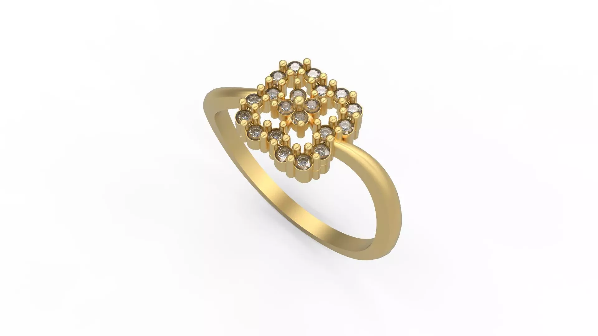 Minimalist Ring 321 3D print model_0