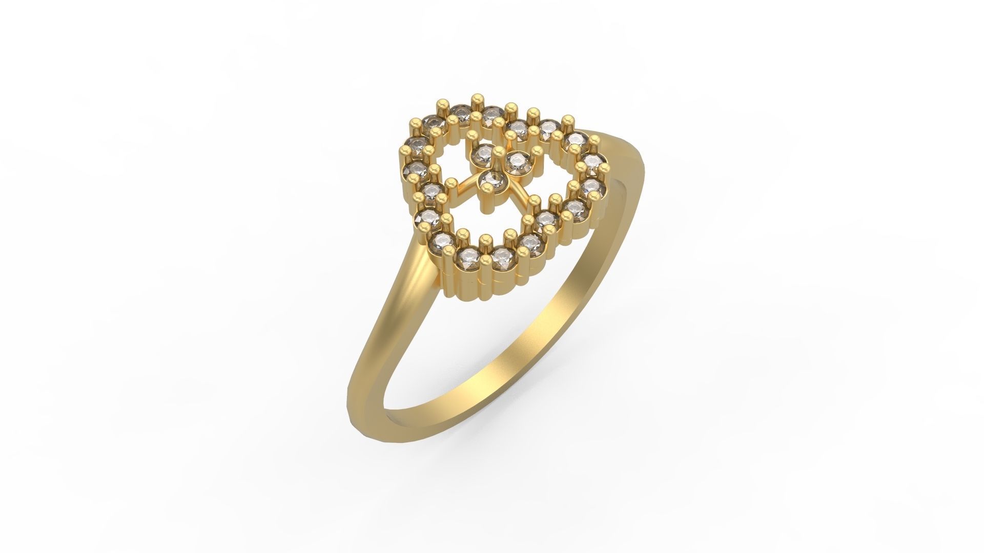 Minimalist Ring 322 3D print model_1