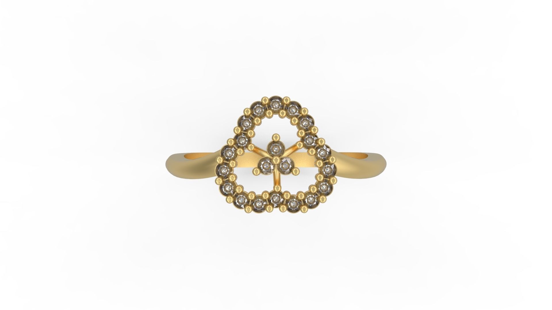 Minimalist Ring 322 3D print model_4