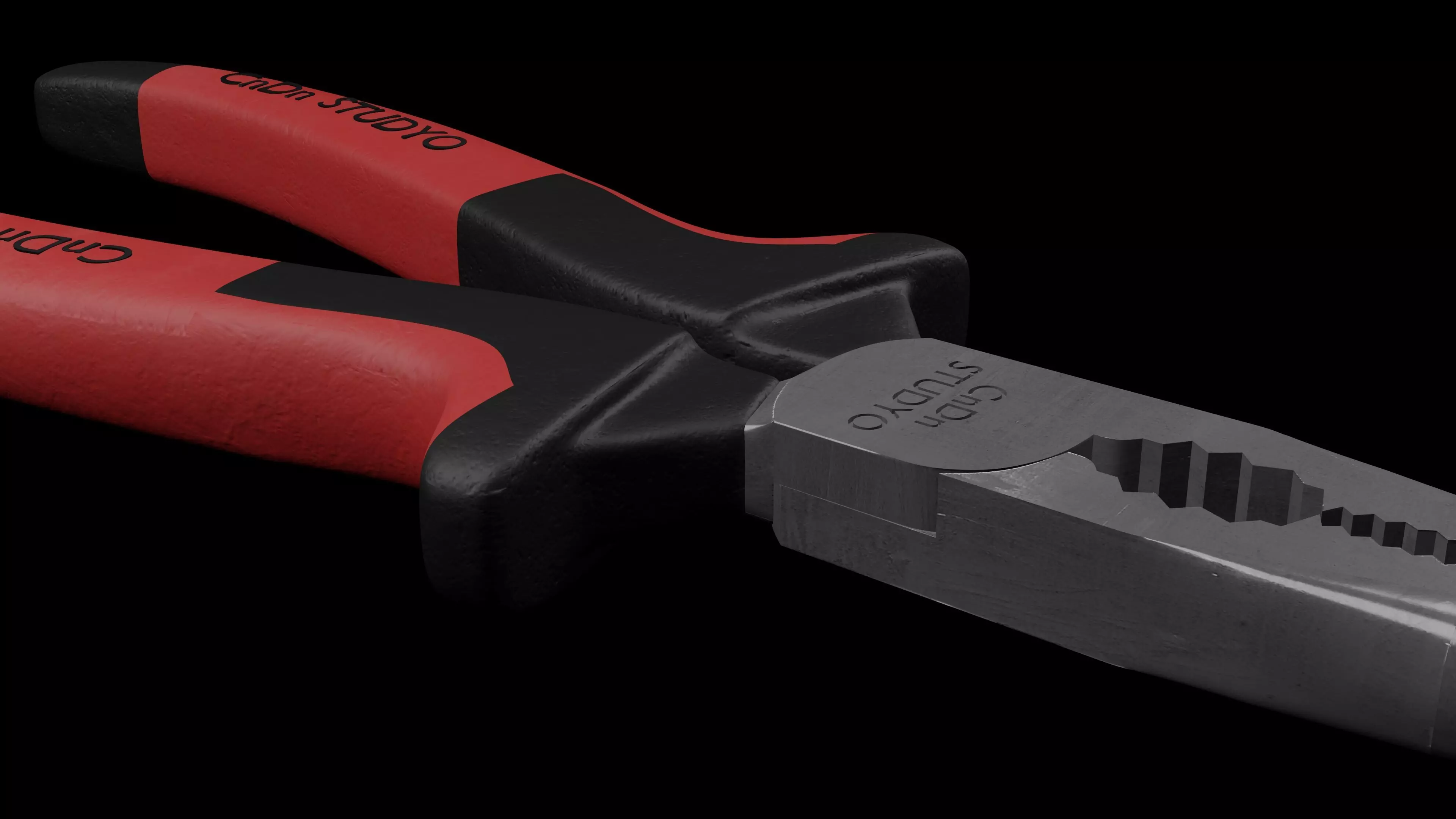 needle nose pliers 3D model_0