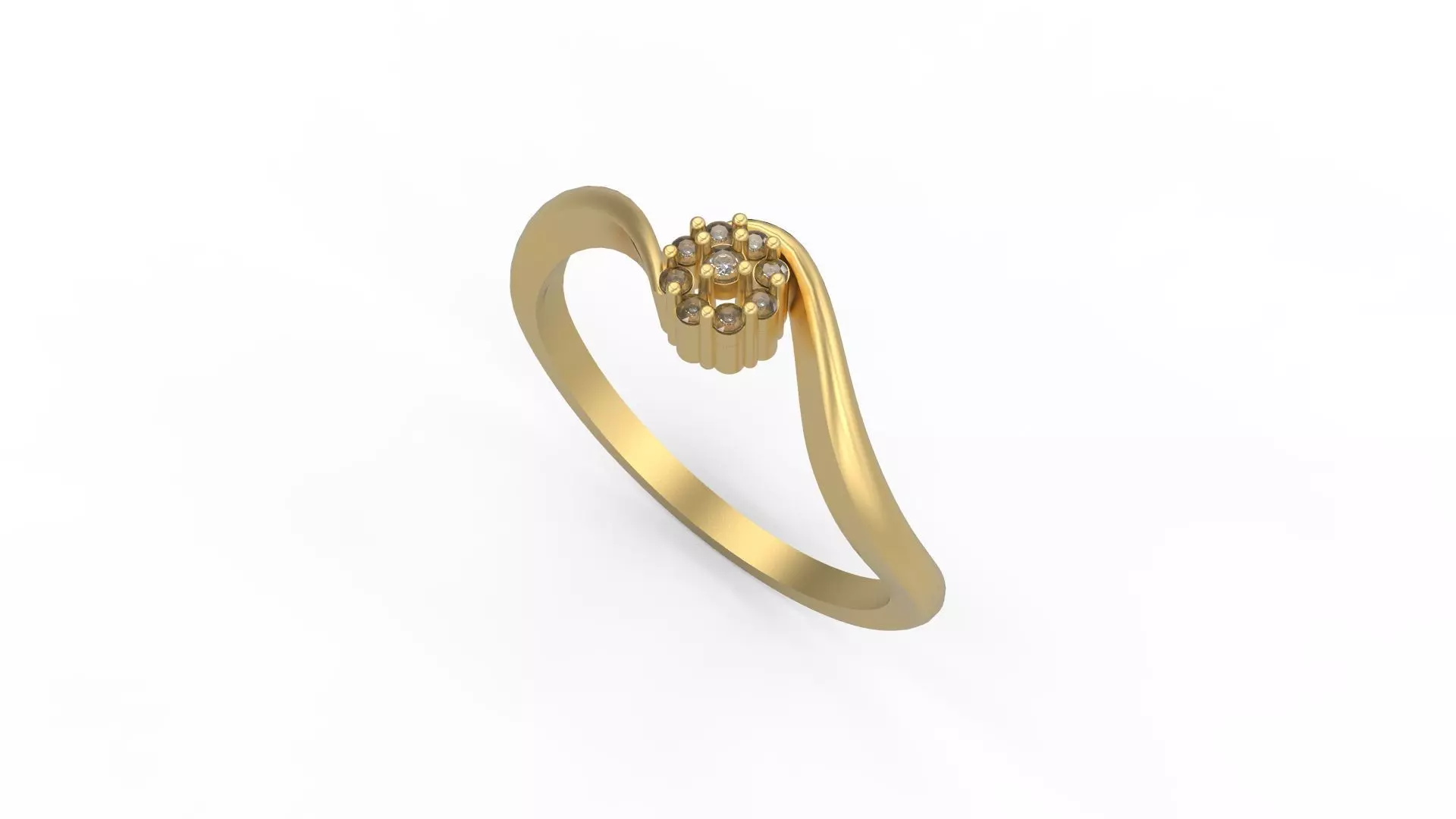 Minimalist Ring 327 3D print model_0