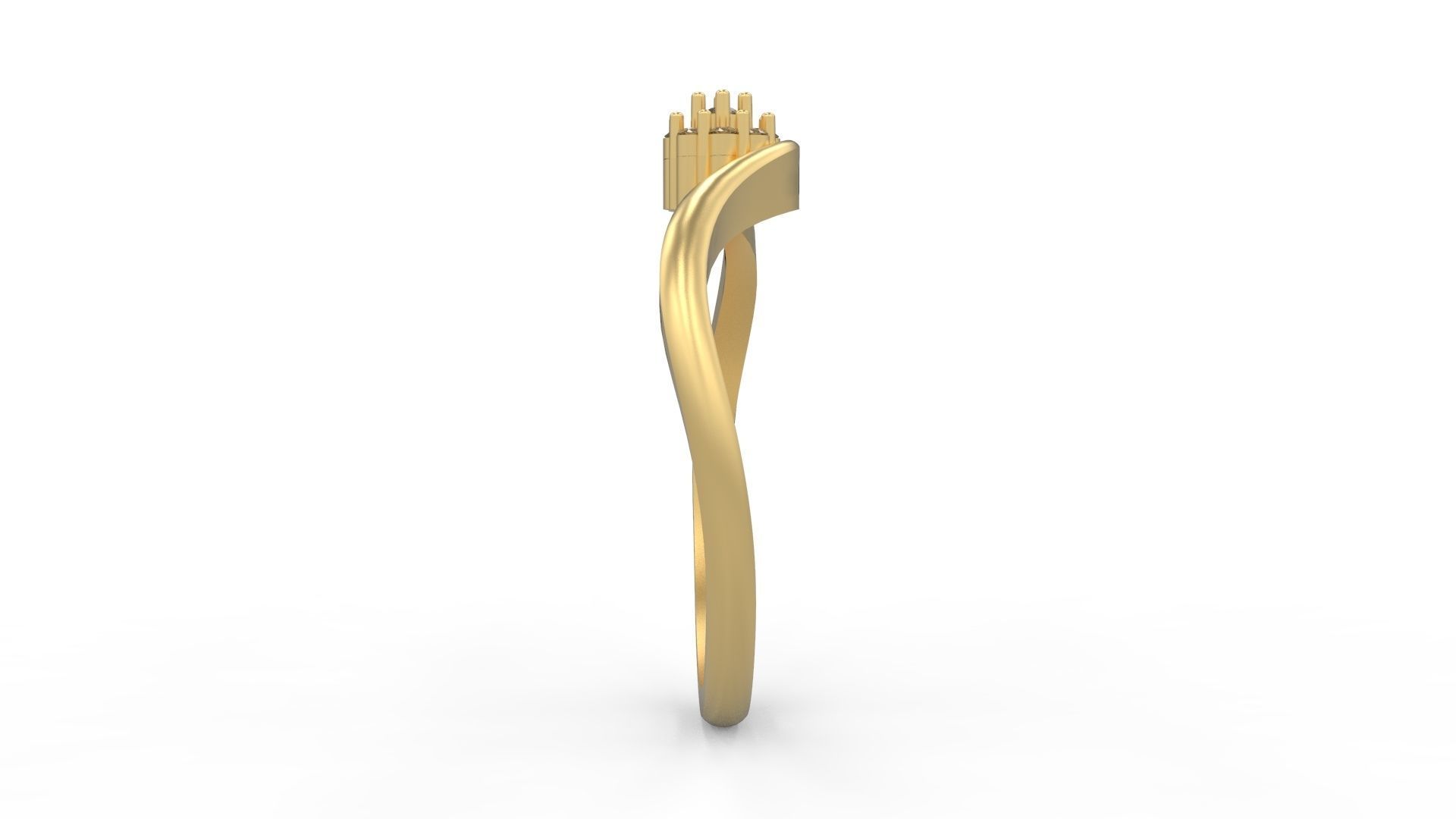 Minimalist Ring 327 3D print model_3