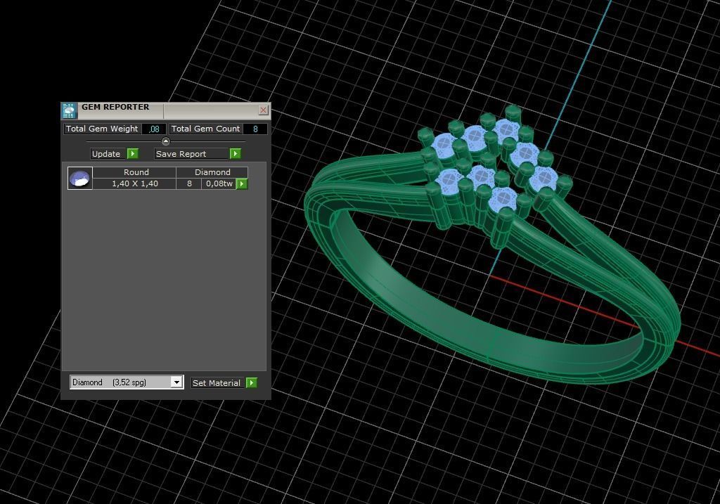 Minimalist Ring 332 3D print model_5