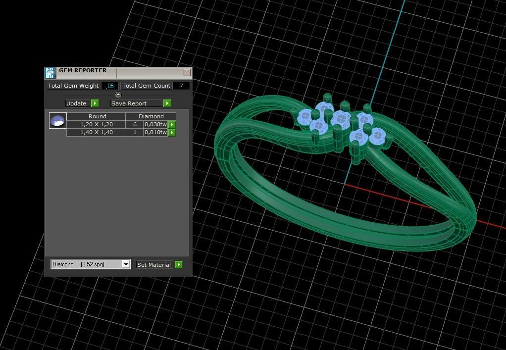 Minimalist Ring 335 3D print model_8