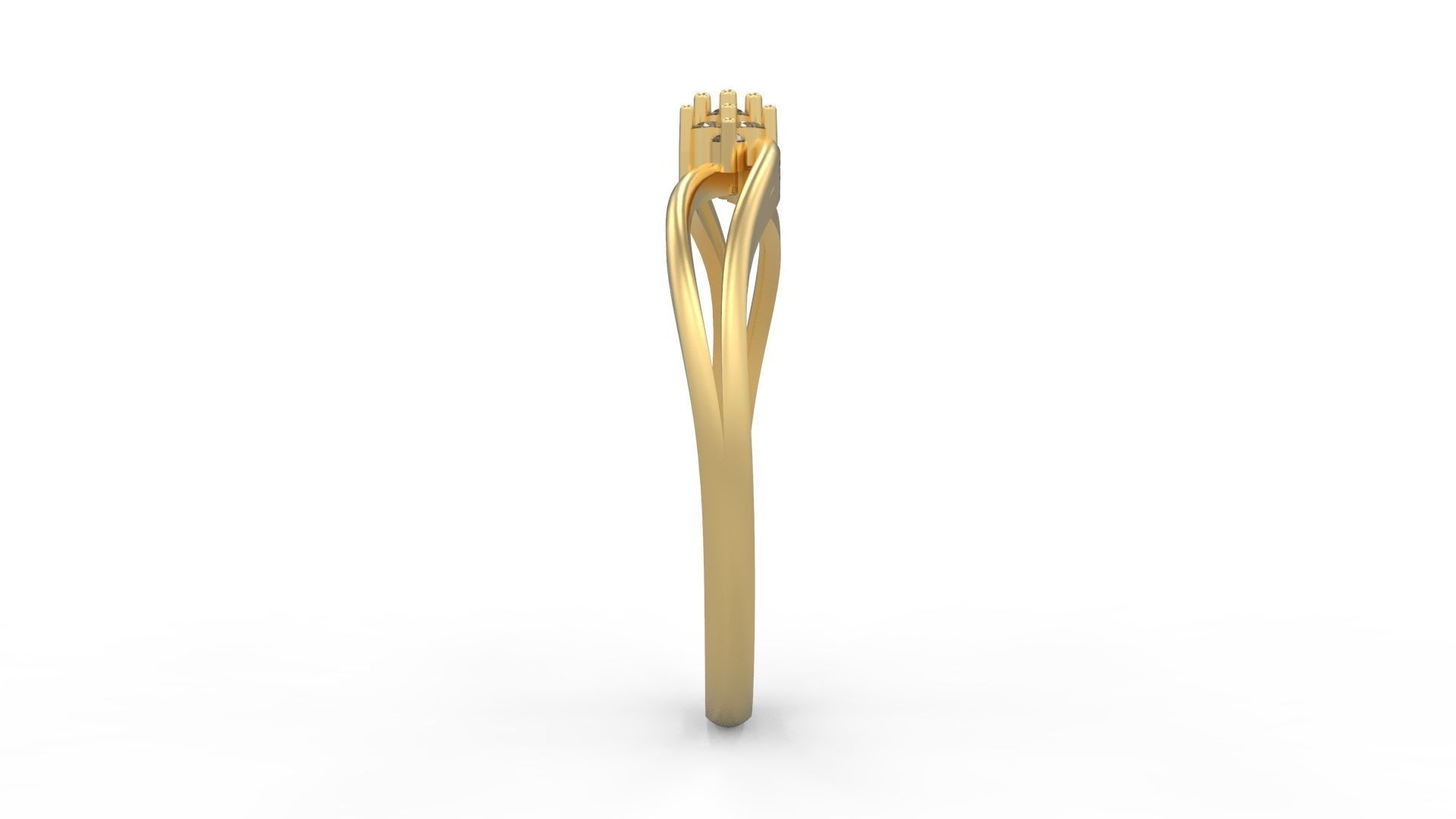 Minimalist Ring 335 3D print model_3