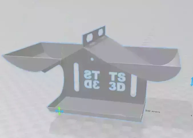 3D print friendly small bird feeder