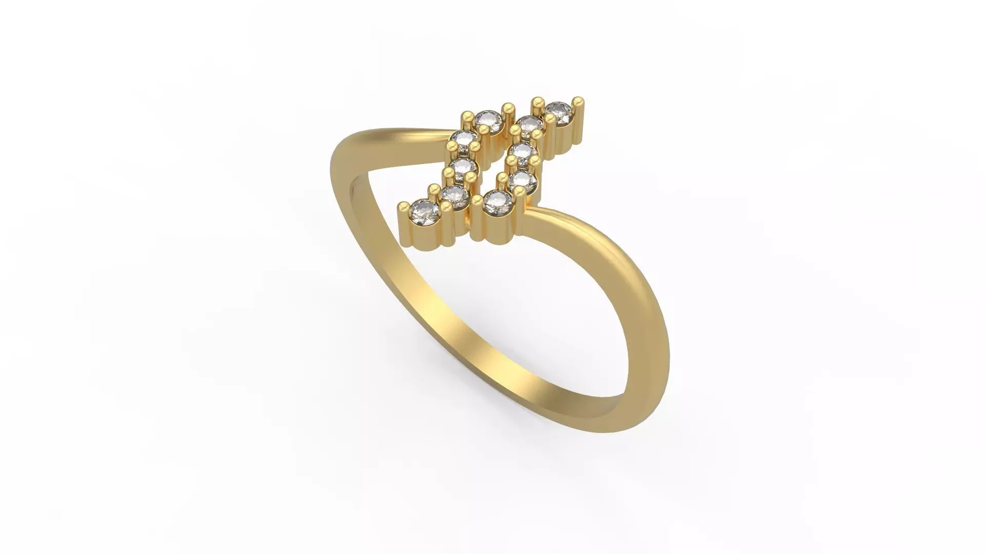 Minimalist Ring 340  3D print model_0