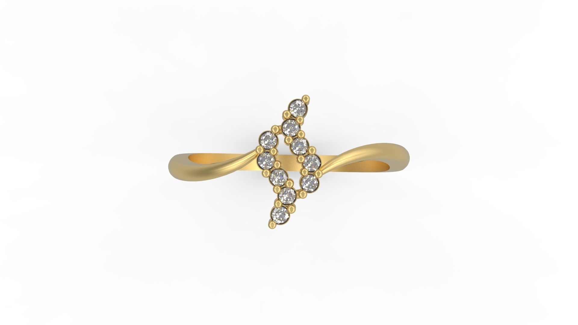 Minimalist Ring 340  3D print model_4