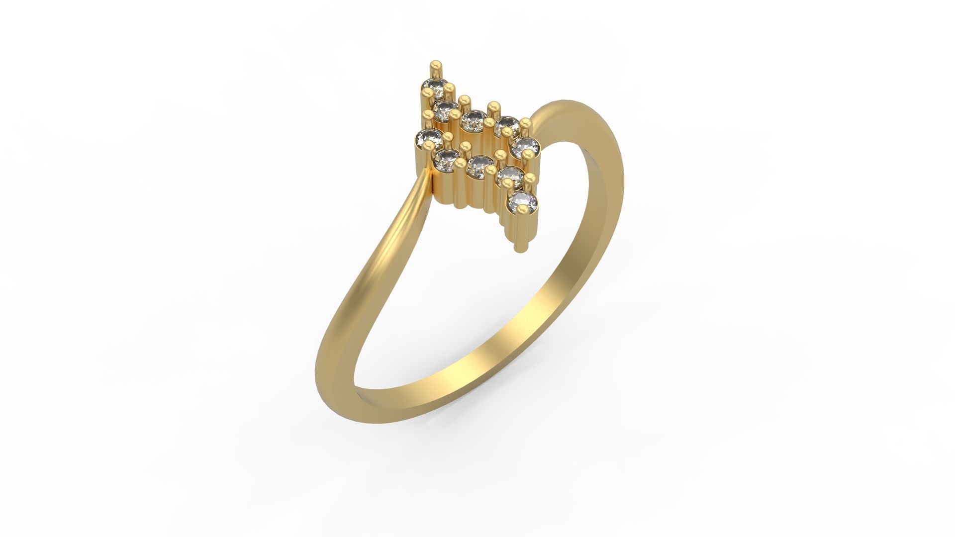 Minimalist Ring 340  3D print model_1