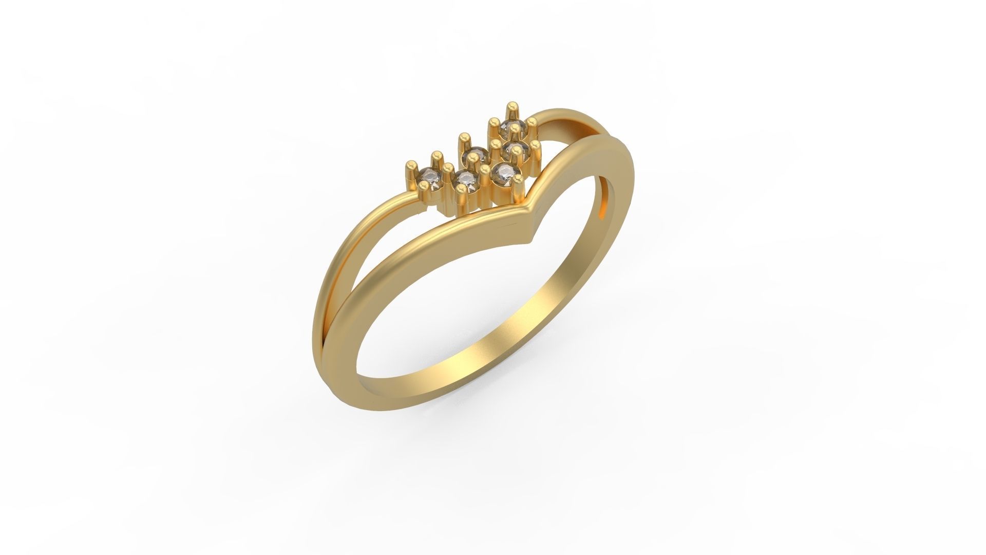 Minimalist Ring 341 3D print model_1