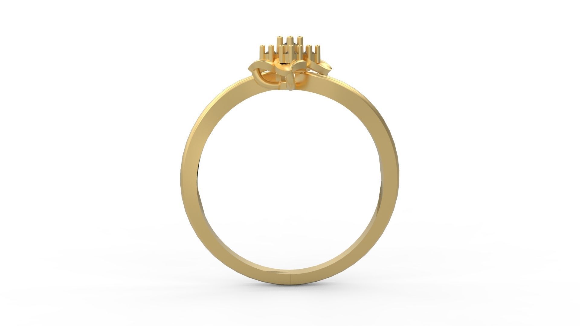 Minimalist Ring 347 3D print model_2