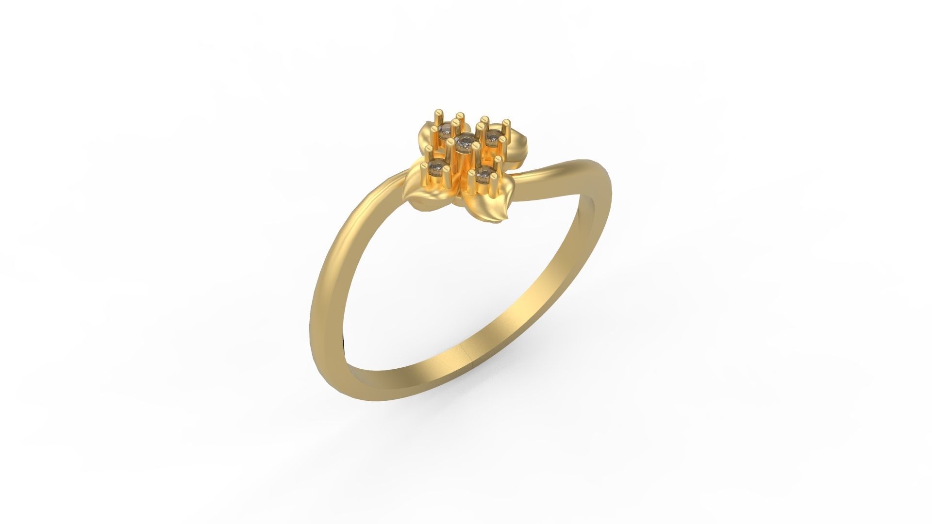 Minimalist Ring 347 3D print model_1