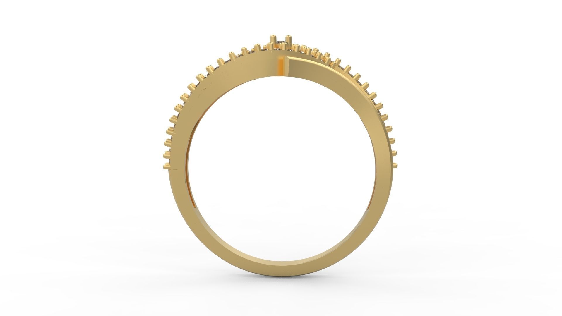 Minimalist Ring 349 3D print model_2
