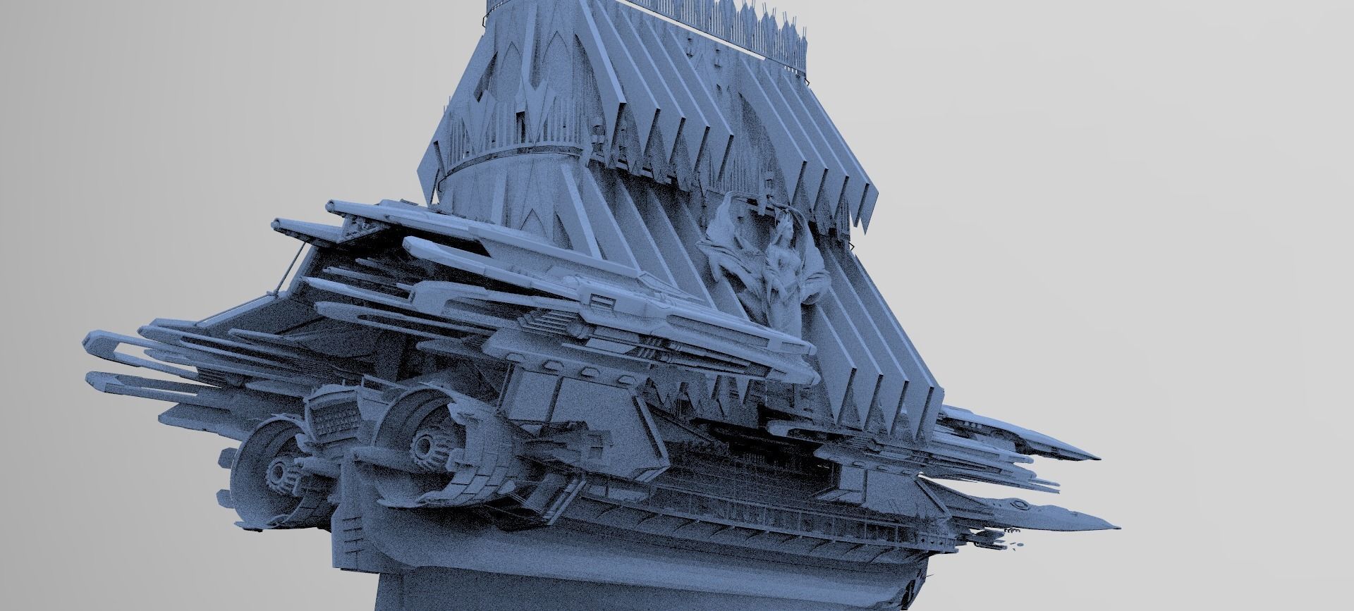 King Arthur Airship 2  3D model_1