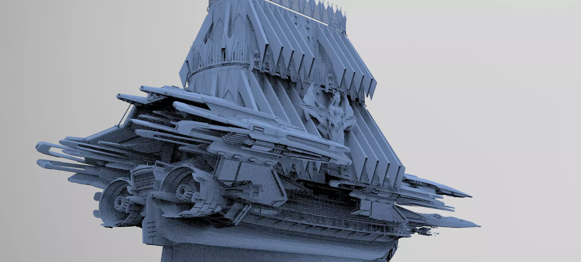 King Arthur Airship 2  3D model_0