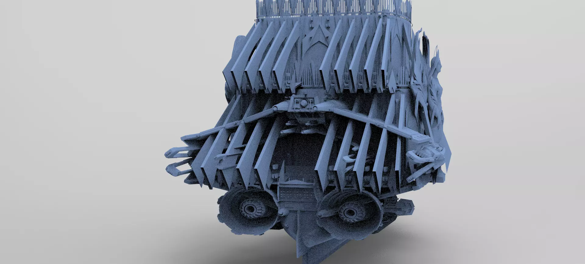 Knights Round Table Airship  3D model_0