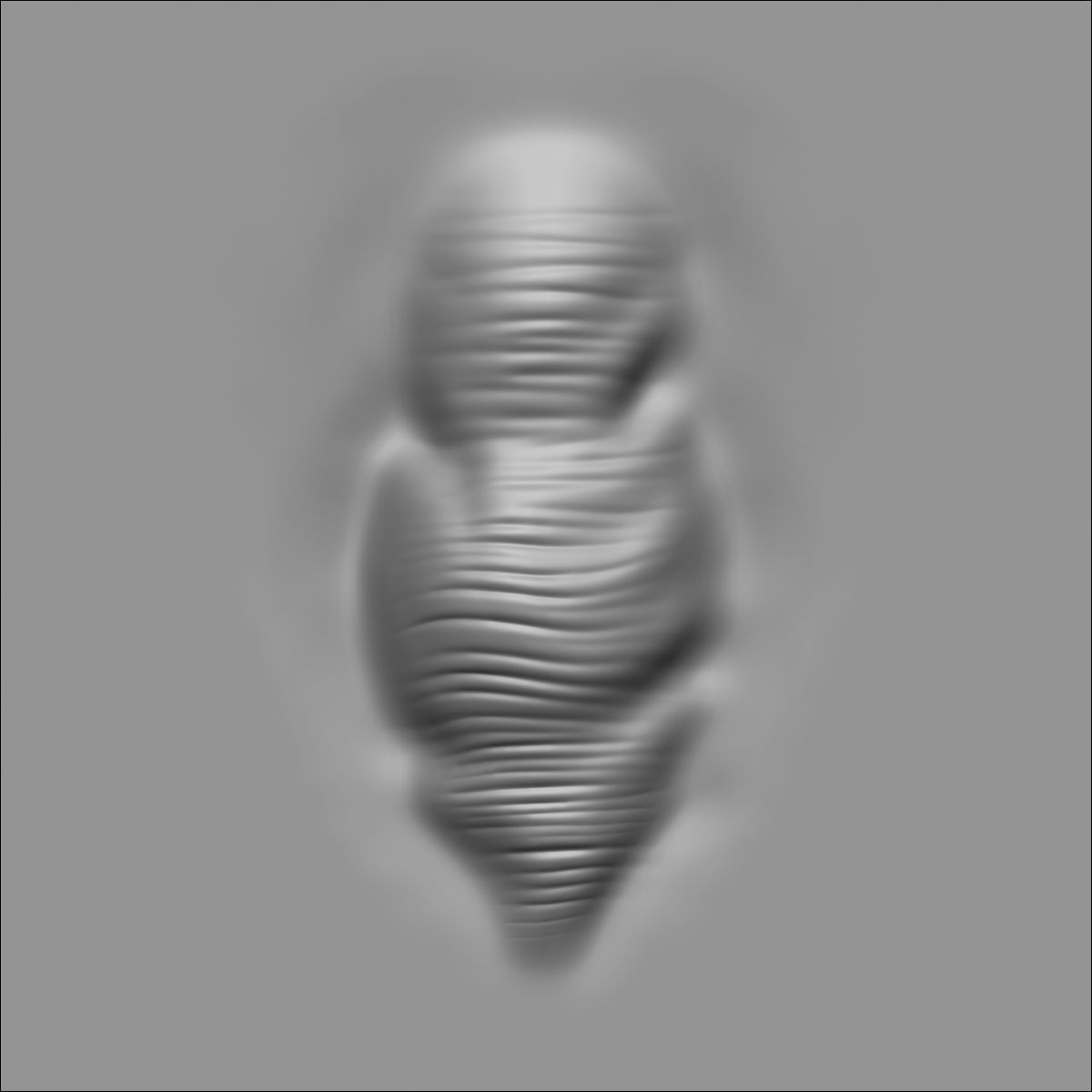 40 VDM Muscle Shape Brushes for ZBrush Vol 01 Low-poly 3D model_42