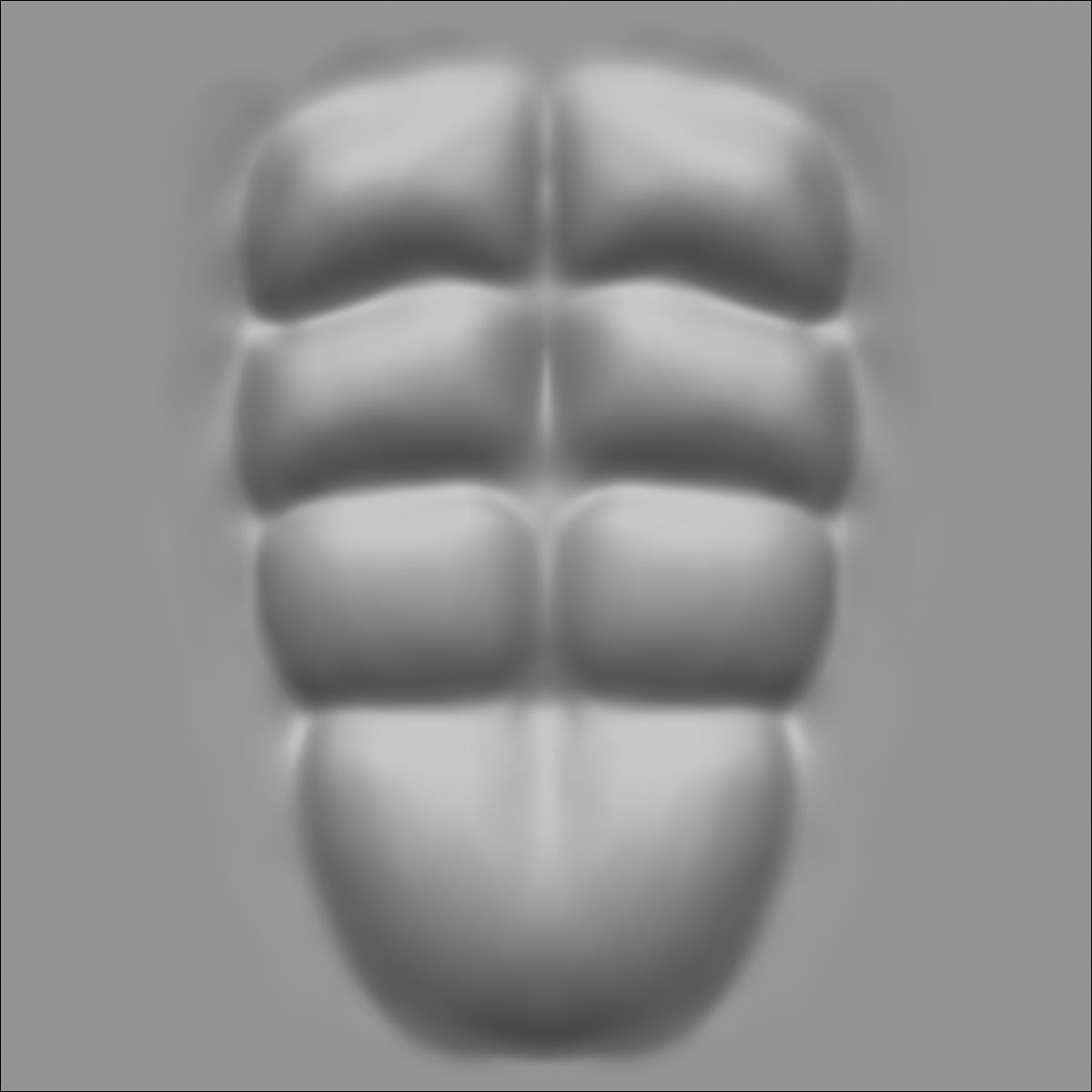 40 VDM Muscle Shape Brushes for ZBrush Vol 01 Low-poly 3D model_20