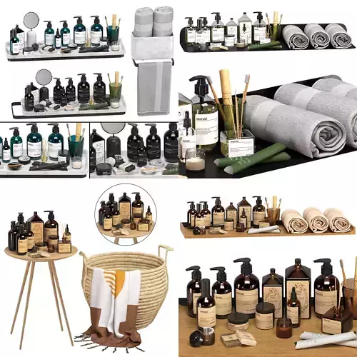 Bathroom Accessories collection 01