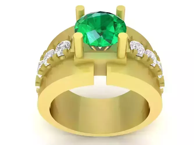 korea diamond men ring 3387