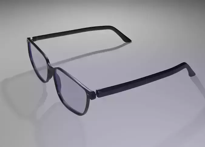Black Glasses 3D model
