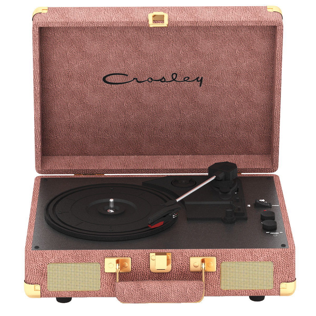 crosley cruiser deluxe record player 3D model_2