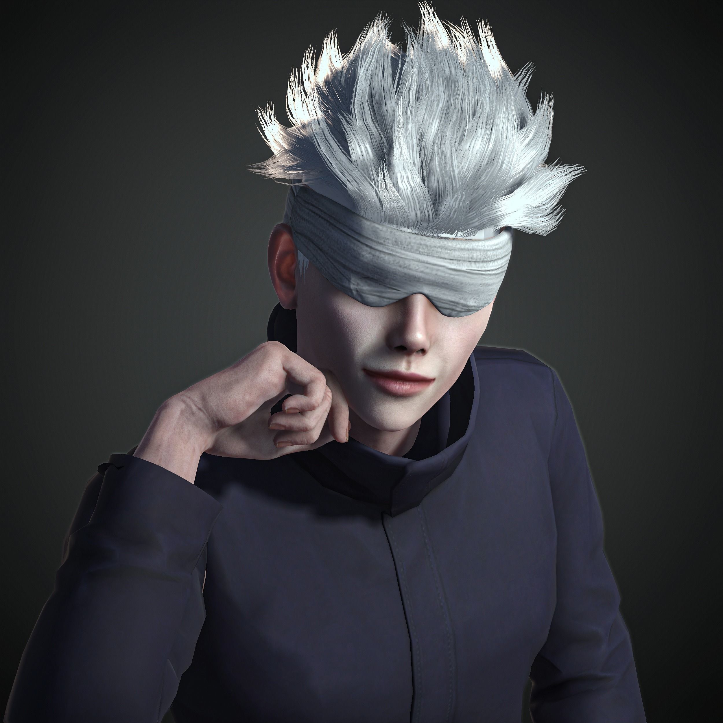Satoru Gojo  3D model_5