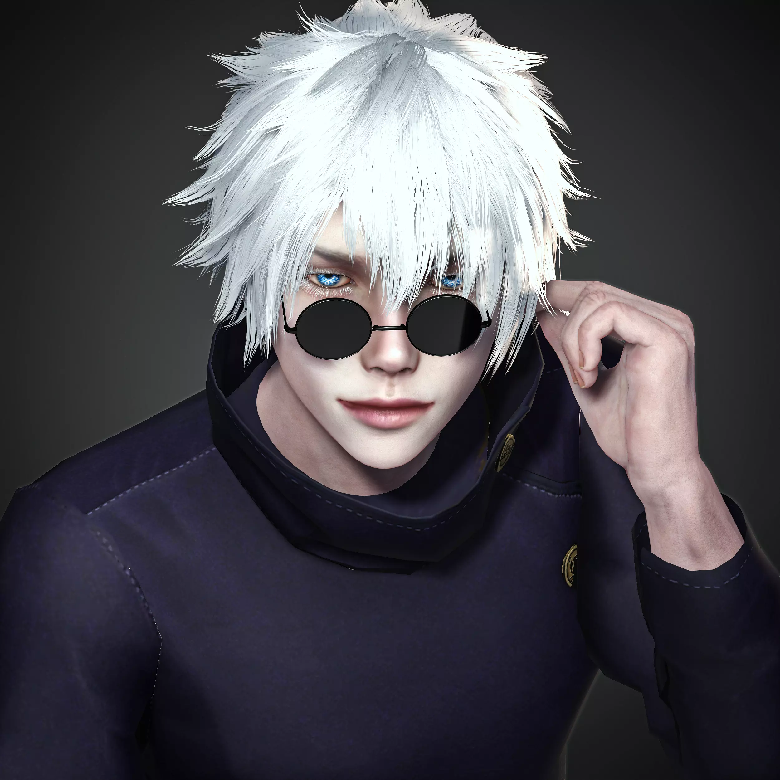 Satoru Gojo  3D model_0