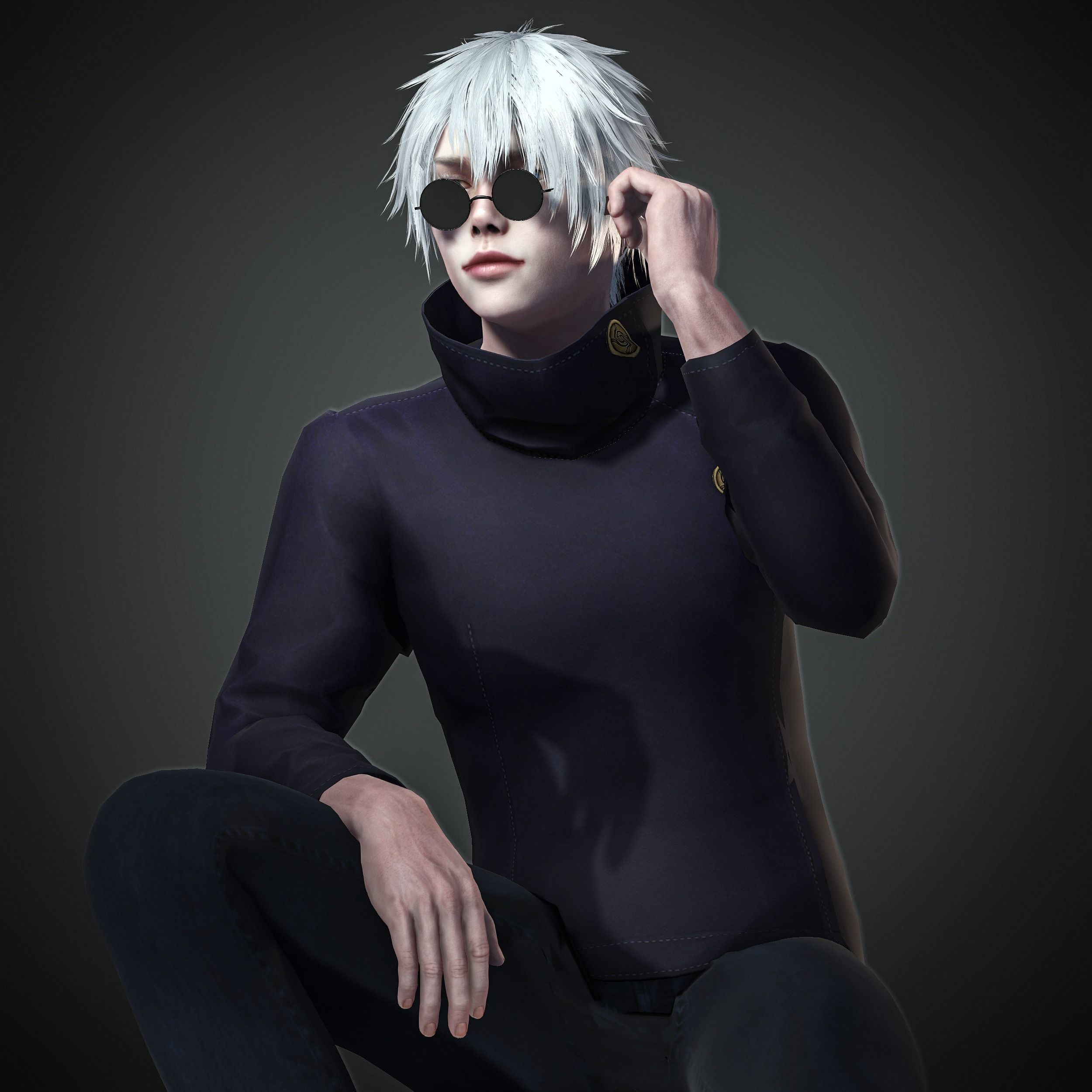 Satoru Gojo  3D model_4