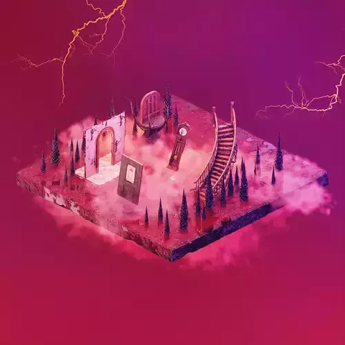 Vecnas Mind Lair - Stranger Things 4 3D model