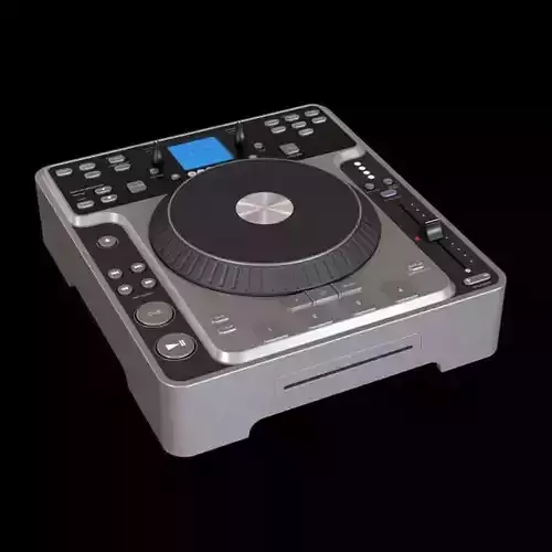 Retro Grey Dj System 3D model