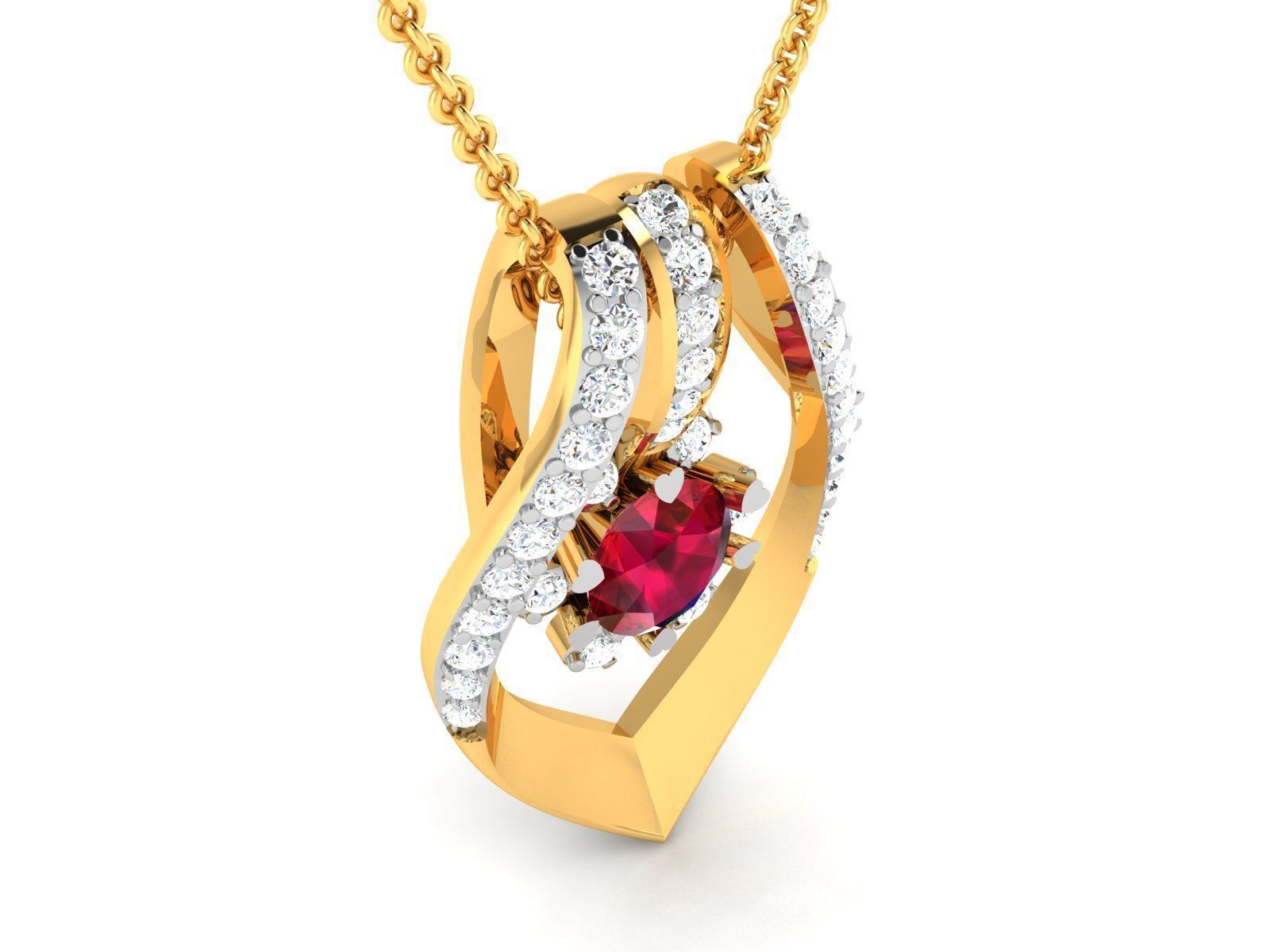 Women Pendants 3dm STL OBJ FBX Render Details 3D print model_1