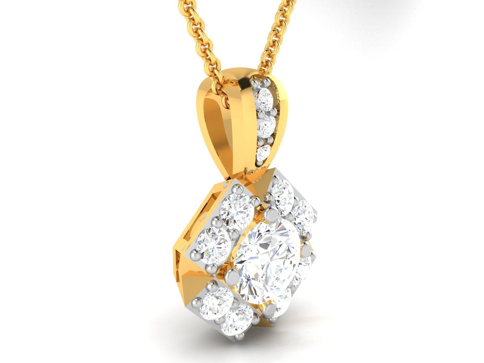 Women Pendants 3dm STL OBJ FBX Render Details 3D print model_2