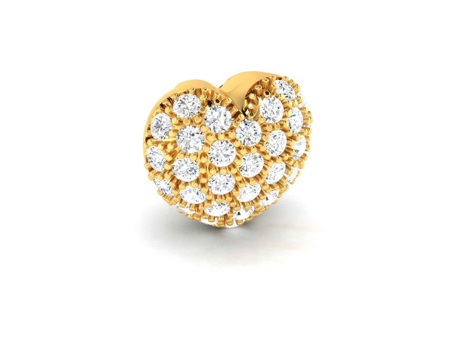 Women Heart Pendants 3dm STL OBJ FBX Render Details 3D print model_2