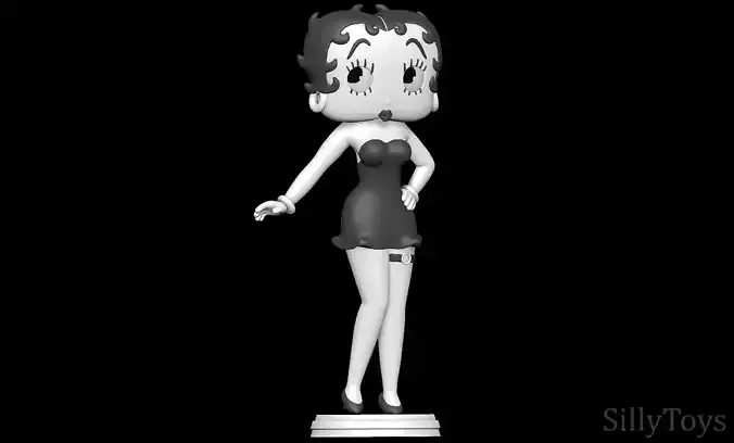 Betty Boop 3D print model