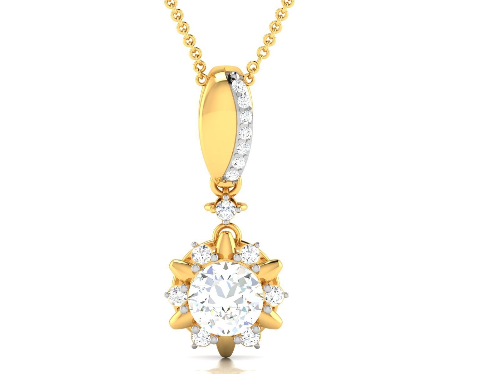 Women Pendants 3dm STL OBJ FBX Render Details 3D print model_3