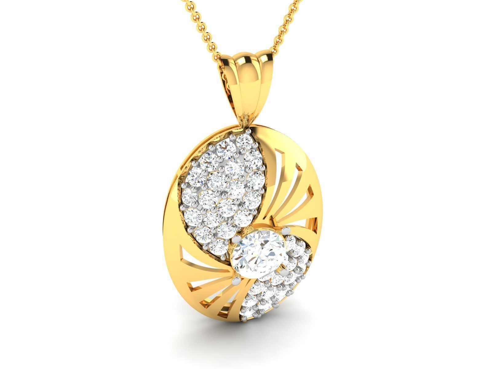 Women Pendants 3dm STL OBJ FBX Render Details 3D print model_3