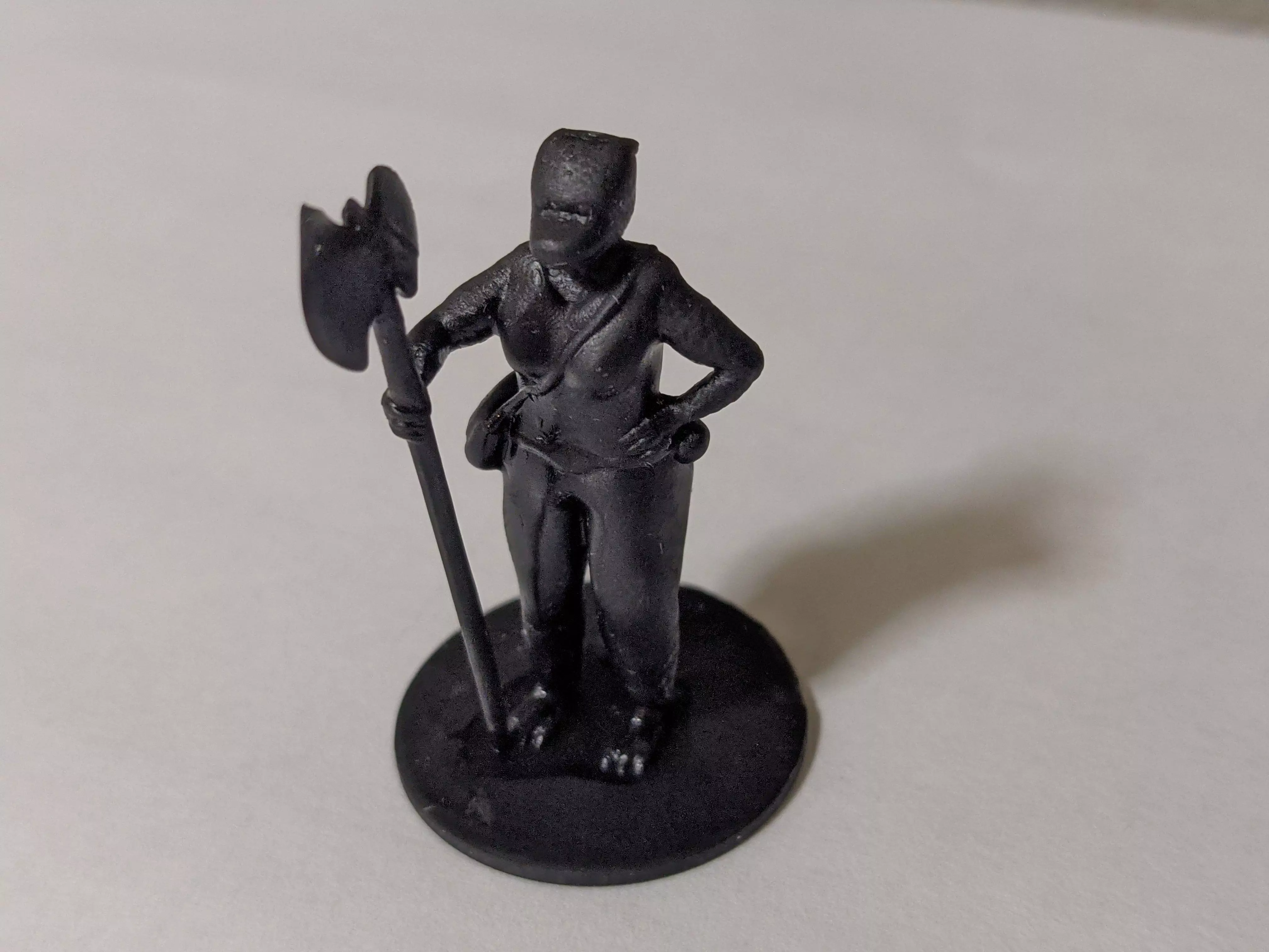 Female dragonborn barbarian 3D print model_0