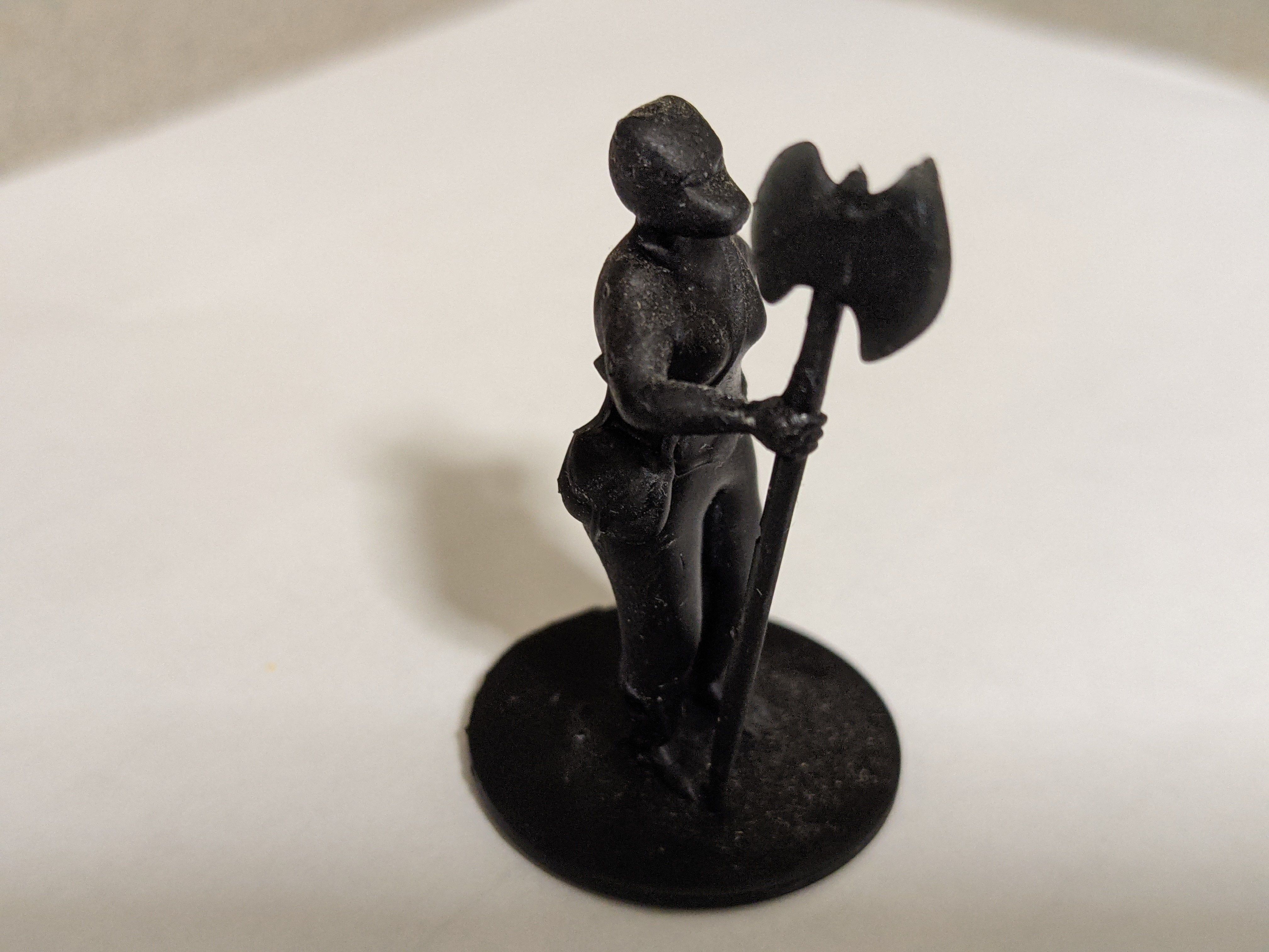 Female dragonborn barbarian 3D print model_2