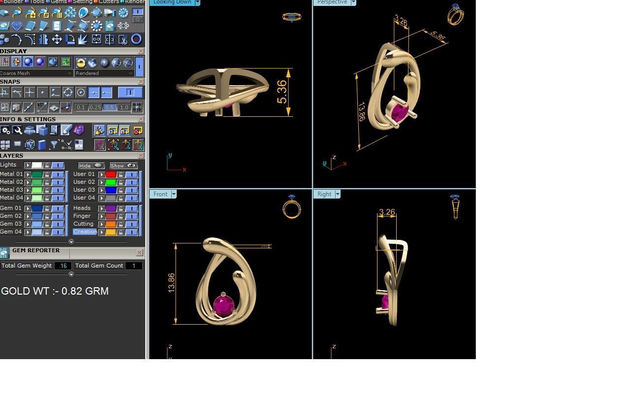 Women Pendants 3dm STL OBJ FBX Render Details 3D print model_6