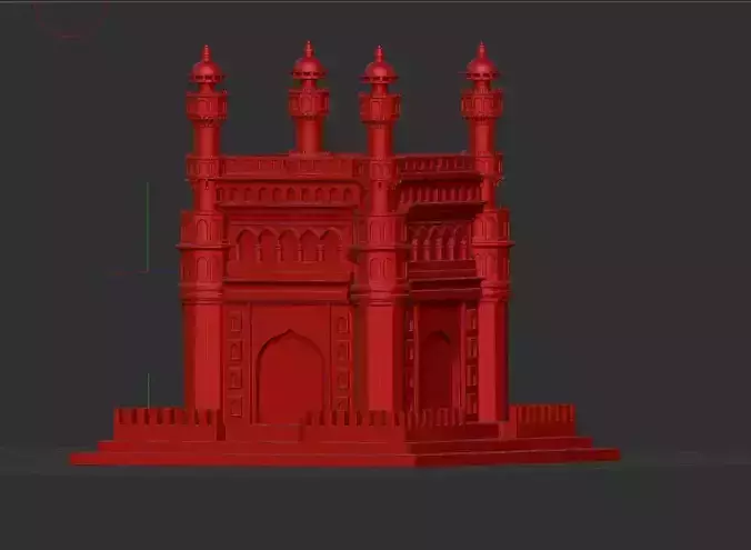 Charminar taj mahal in delhi 3D print model