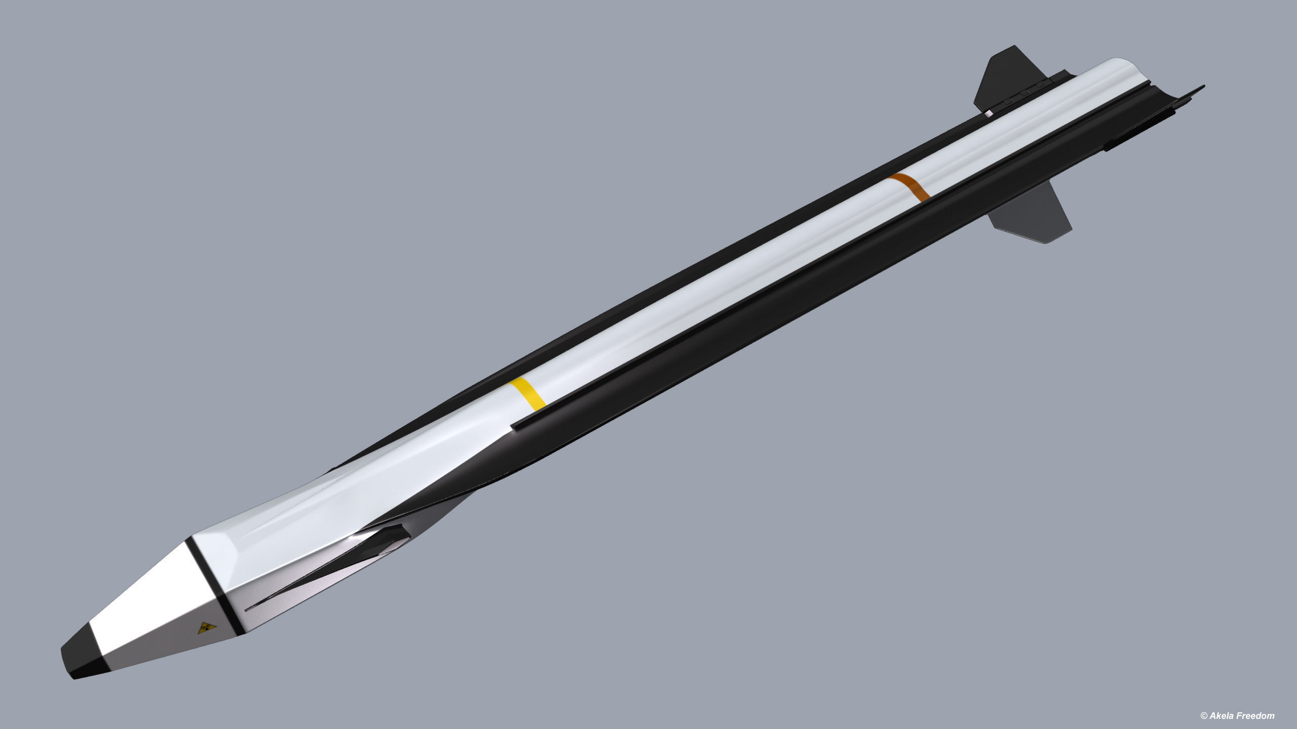 FCAAM Missile 3D model_4