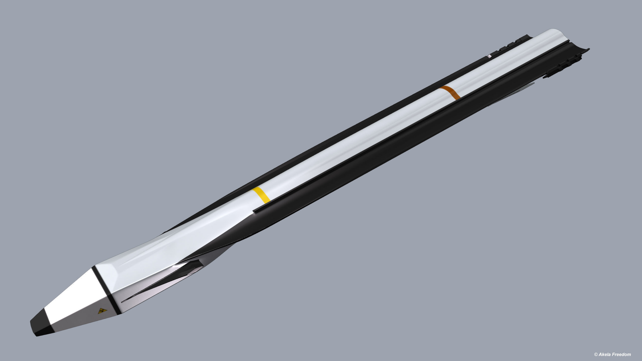 FCAAM Missile 3D model_3
